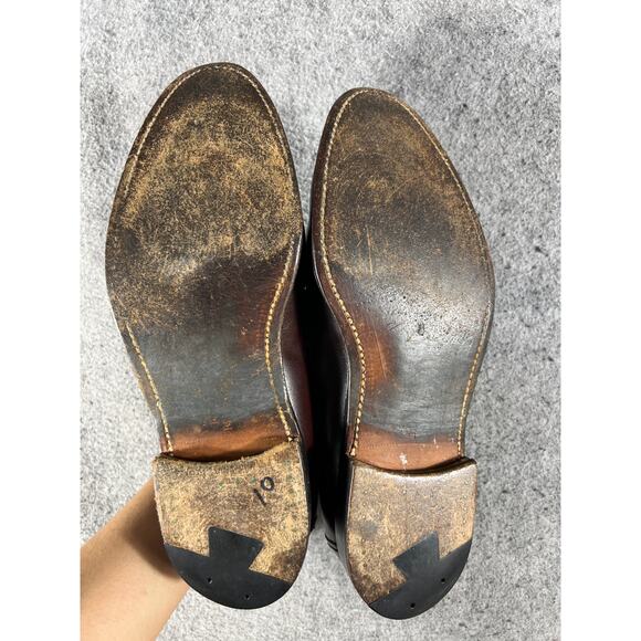 Brooks Brothers Loafers Shoes Mens Size 9.5B Brown Leather Tassel Slip On main image 4
